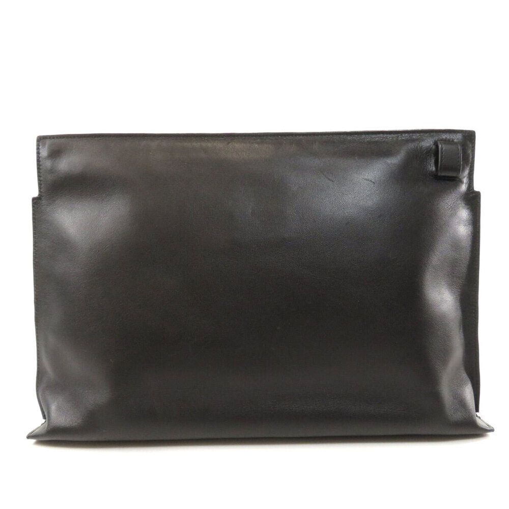 Loewe bag motif Anagram clutch leather Black